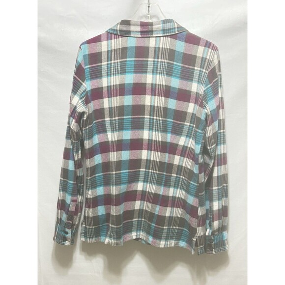 Patagonia Organic Cotton‎ Womens Size 8 Plaid Flannel Hiking Outdoors Mountains - Picture 11 of 12